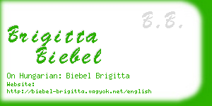 brigitta biebel business card